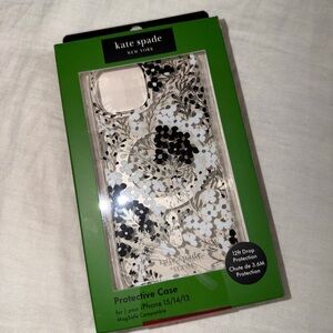 kate spade Black and White Floral iPhone Case